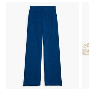 J Crew Factory Cotton Terry Wide-Leg Sweatpant NWT L